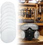 10 Pieces Filter Face Accessories Filter Parts 8 Centimeter Diameter Round for Dust Proof Integrated Respirator Mask