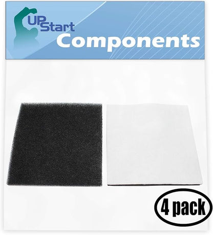 Upstart Battery 4-Pack Replacement for Panasonic MC-CG902-00 Vacuum Foam Filter - Compatible with Panasonic AC37KAKTZ000 Foam Filter