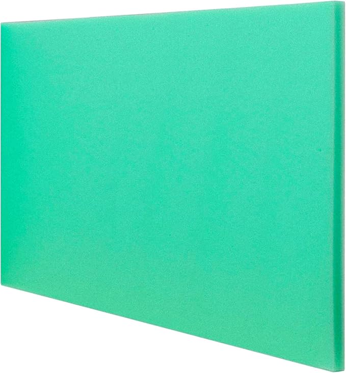 Foam Air Filter Material Sheet for Uni Filter-BF-1 BF1-14" X 17" X 5/8", 65-PPI Bulk Fine Filter Foam Sheet, Universal Reusable Air Filter for Most Motorcycle ATV Scooters, Dirt Bike,UTV-Green