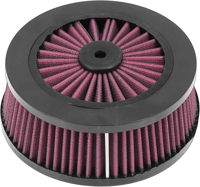 Motorcycle Air Filter Cleaner Inner Element For Harley Sportster XL 1991-2017 Dyna Softail Fat Boy Touring,Red