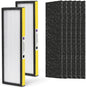 Filter C FLT5000 Filter Compatible with Germ-Guardian True Hepa Filter Air Puri-fier AC5250PT AC5000E AC5300B AC5350W, 2 HEPA and 6 Pre-Filter