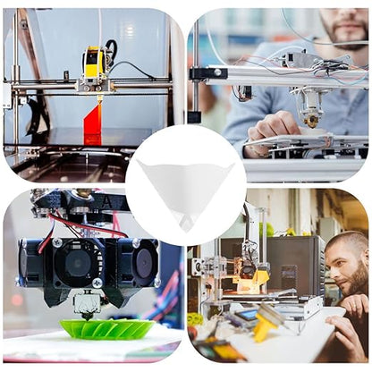 30Pcs Disposable Photosensitive Resin Strainer Funnel 3D Printer Accessories Consumable Paper Filter for SLA Resin Printing with 3pcs (10Pcs Each)