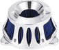 Air Cleaner Motorcycle Air Filter Intake System Kit Fit for Harley Dyna 2000-2017, Softail 2000-2015, Touring 2000-2007(B-Chromed Silver)