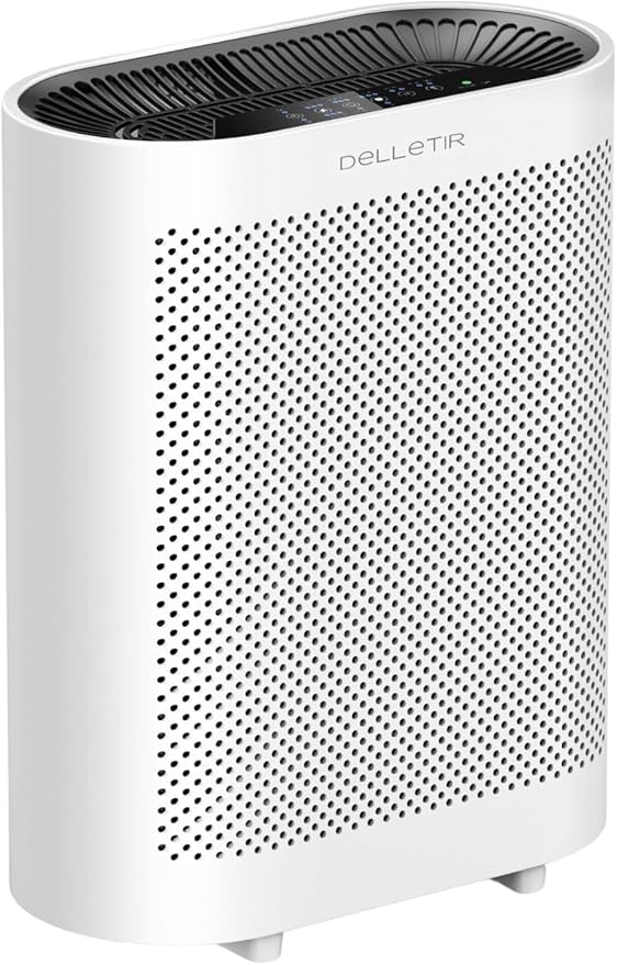 True HEPA Air Purifier GL-FS32 | 4-Stage Filtration System, Ultra-Quiet Operation, and Air Quality Sensor | Ideal for Large Rooms, Bedrooms, and Offices