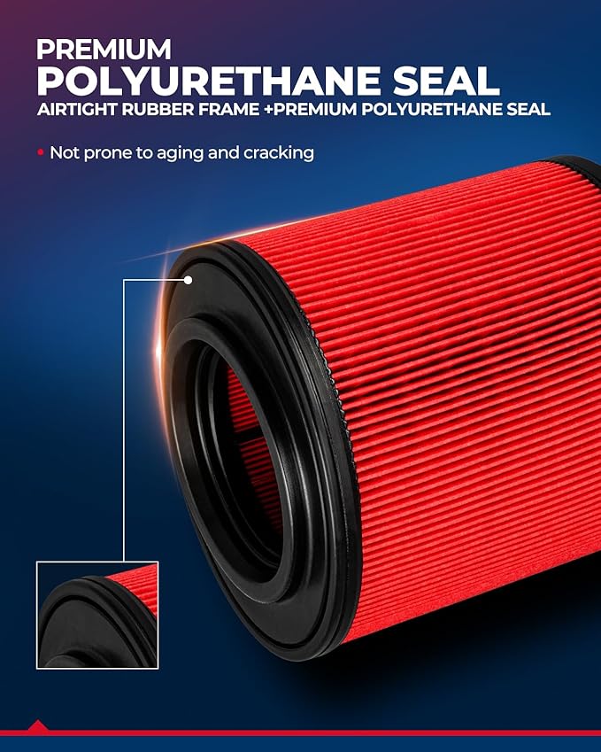 KAX Premium Engine Air Filter, CA12112 Replacement for Cadillac ATS 2016-2019, Chevrolet Cruze 2016 2017 2018 2019, Advanced Air Filter Media, Increased Acceleration