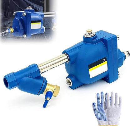 Zero Air Loss Automatic Drain Valve, 1/2" Npt Auto Drain Valve For Air Compressor, No Electricity Required, Mechanical Float Condensate Drain With Pre-Filter For Air Tanks Filters Dryers (blue)