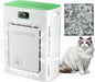 Pet Air Purifier for Home Large Room 2500 sq ft, H13 HEPA Washable Double-Sided Filter, Air Cleaner for Pet Hair Dander Odor Allergies Pollutant Smoke Dust, PM2.5 Air Quality Monitor, Auto Mode, Green