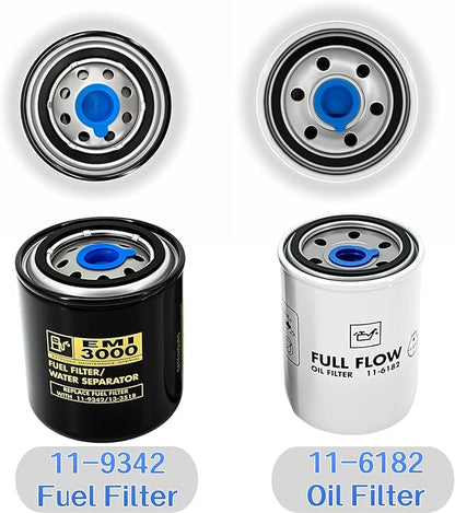 11-9059 Air Fi-lter 11-6182 Oil Filter 11-9342 Fuel Filter Maintenance Kit Fit for Th-ermo King Tripac APU or Evolution