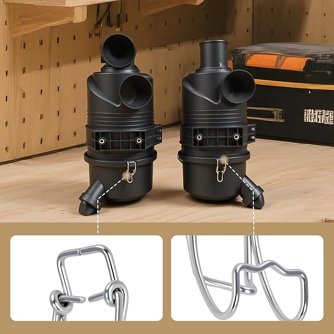 8 Pcs P538928 Air Cleaner End Cap Metal Clip Compatible with Dona-ldson, Air Filter Clips, Maintain The Sealing 0f The Air Cleaner End Cap