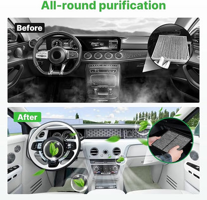Engine+Cabin Air Filters Fit for Crosstrek 16-17, Forester 09-18, Impreza 08-16, WRX 13-21, XV Crosstrek 13-15 Engine Air Filter Replacement Cabin Air Filter Accessories# 16546AA090 CF10930