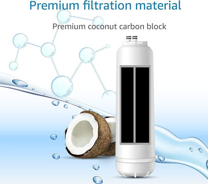 AQUA CREST RC 4 EZ-Change Premium Water Filter Replacement, Replacement for Culligan® RC-EZ-4, IC-EZ-4, US-EZ-4, RC-EZ-3, DuPont® WFQTC30001, WFQTC70001, 2K Gallons (Pack of 2)