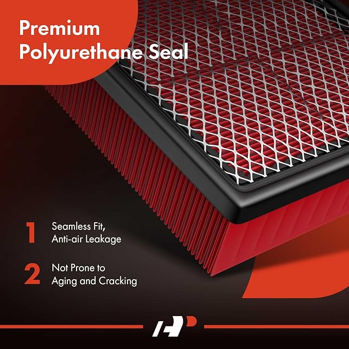 A-Premium Pre-oiled Engine Air Filter Compatible with Chevy, GMC & Cadillac Models - Silverado, Suburban, Tahoe, Cheyenne, Sierra, Yukon, Escalade, Avalanche, C3500HD