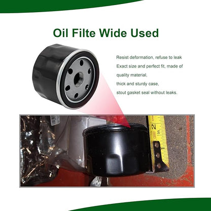 492932S Oil Filter Fits for Briggs & Stratton John Deere 492932 492056 695396 795890 696854 492932B Compatible with Kawasaki 49065 7007 Kohler 12505001 Tecumseh 36563 Lawn Mower Oil Filter