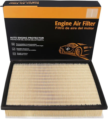 Engine Air Filter Compatible with Lexus GX460 and Toyota 4Runner, FJ Cruiser 2010-2023，4.0L 4.6L， Flexible panel, 12000 mile filter protection