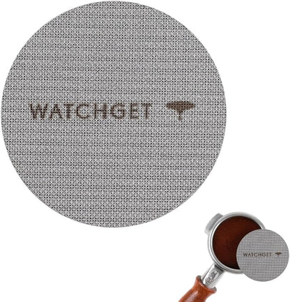 watchget 53mm Espresso Puck Screen Lower Shower Screen 1mm Thickness 150μm Metal Coffee Filter 316 Stainless Steel Reusable Espresso Screen for 54mm Portafilter Filter Basket(53mm(1mm thick))