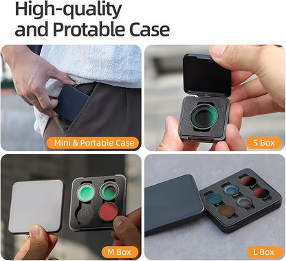 Black Mist 1/4 Lens Filter Compatible with Insta363 GO Ultra Camera Accessories Waterproof Scratch-Resistant