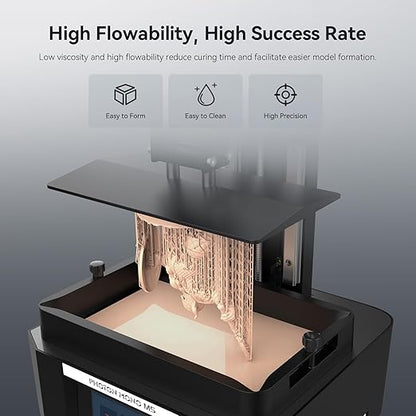 ANYCUBIC ABS-Like Resin Pro 2, Upgraded 8K 3D Printer Resin with Enhanced Strength and Toughness, High Precision, Low Odor, Wide Compatibility for All LCD Resin 3D Printers (Beige, 1kg)