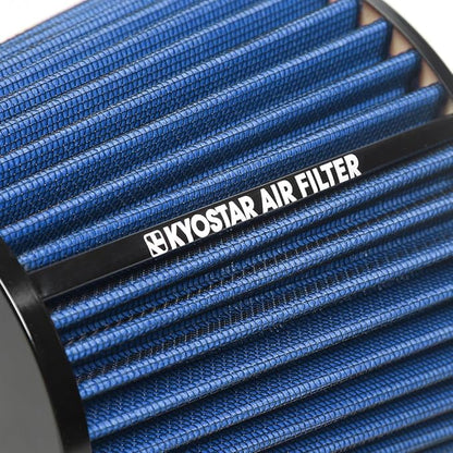 Universal 3/3.5/4" (75/89/100mm) High-Flow Air Filter, Reusable Cone Cold Air Intake, High Performance, Clamp-On Car High Flow Air Kit, Flange Diameter: 3/3.5/4 Inch, Height: 10 Inch, BLUE