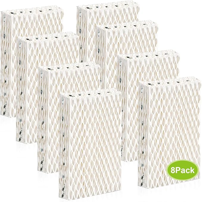 8 Pack WF813 Humidifier Filters Wick Replacement Compatible with ReliOn RCM-832 RCM-832N WF813 DH832 ProCare PCWF813 Equate EQWF813 EQ-2119-UL Duracraft DH-830 Cool Mist Humidifier Filters