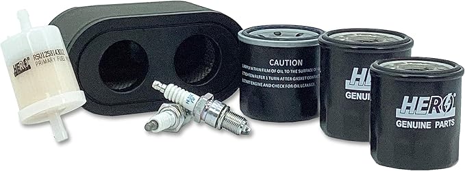 HERO Maintenance Filter Kit For Exmark Radius E-Series Zero-Turn Mower Filters Compatible With OEM 1367806 1367804 1367848 1202235 813250 1093321 With 708 V-Twin Engine