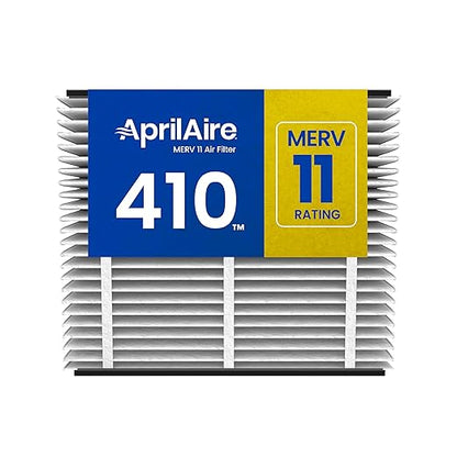 AprilAire 410 Replacement Filter for AprilAire Whole House Air Purifiers - MERV 11, Clean Air & Dust, 16x25x4 Air Filter (Pack of 1)