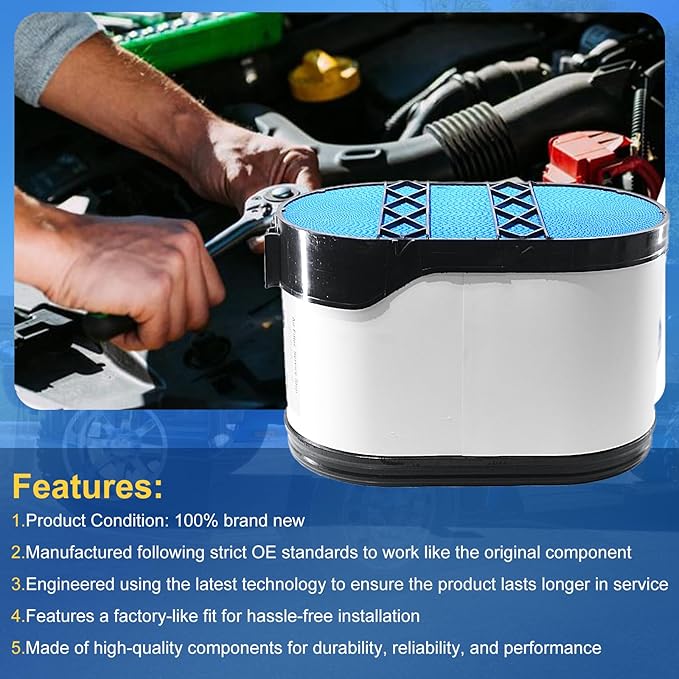 AF27688 Engine Air Filter Compatible with Kenworth T440 T460 T470 T660 T680 T800 W900 W900B W900L,Replaces P616056,P611696 CA5500