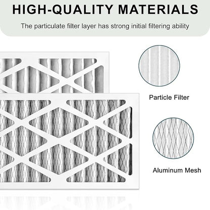 Outer Air Filters for WEN 3410, POWERTEC AF4000/AF4001, Shop Fox W1830 Air Filtration System, Replacement for WEN 90243-026-2, 90243-027-2 Woodworking Air Filters, 4PK (75065)
