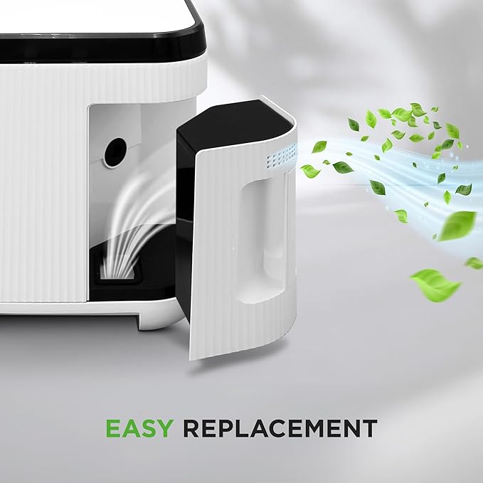 Nutrichef Replacement Composter Filter - Replace Your Nutrichef Electric Kitchen Compost Filter | Optimal Replacement Every 3-6 Months | Easy Installation | Activated Charcoal Refills