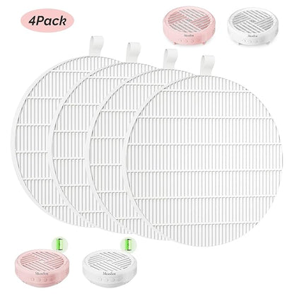 MelodySusie SProR Nail Dust Collector Replacement Filter,4 Pack Reusable Dust Filter for MelodySusie SProR Nail Dust Vacuum Fan Collector Extractor Electric Dust Suction Machine