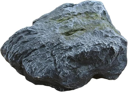 Outdoor Fake Rock Cover Realistic Lightweight Fiberglass Artificial Landscape Boulder Enclosure Protection Dome for Well Pump Septic Tank Electrical Boxes R (H)