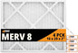 Tiger Tough 16x20x2 Air Filter MERV 8 MPR 600-800, High-Performance Pleated HVAC AC Furnace Filter Replacement for Home, 4-Pack