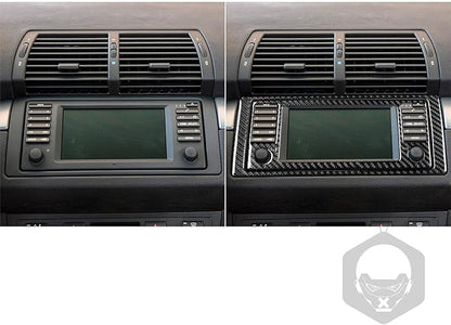 Carbon Fiber Interior Full Compatible with BMW X5 CD Panel-1