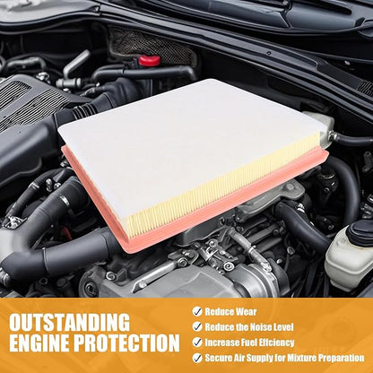 Engine Air Filter 23248945 Compatible with Chevrolet Colorado & GMC Canyon, 2015-2022, 2.5L 2.8L 3.6L, Flexible Panel