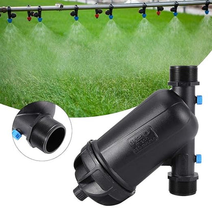 Gardening Filter Irrigation Filter Y Type Mesh Drip Irrigation Filtration Equipment for Greenhouse Agricultural Farm Garden Plastic MNPT 2in DN50 120mesh (Medium)