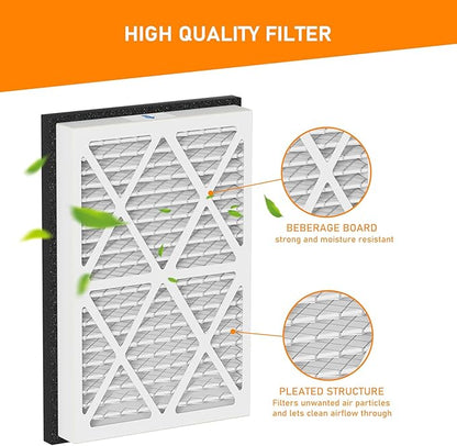 20x30x3 MERV 13 Pleated Air Filters Replacement Compatible with Zephyr VGF Series 20x30x3 Whole Home Return Air Grille Filter,White 2 Pack