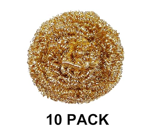 Thermaltronics BC-10 Solder Tip Cleaning Wire (10 Pack) Interchangeable for Metcal AC-BP, Hakko 599B, 599-029