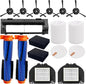 RV2310AE Replacement Parts for Shark AV2310AE/RV2320S/RV2300S/UR2360S Matrix Robot Vacuum 2 Roller Brushes, 6 Side Brushes, 2 HEPA Filters, 2 Foam & 2 Sponge Filters, 1 Main Brush Cover-15 Pack