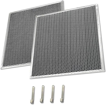 W10905734 Range Hood Filter Part Replacement for whirlpool range hood charcoal filter AP6050126, 4533728, PS12070219,charcoal filter w10905734 (2 pack,double-sided)