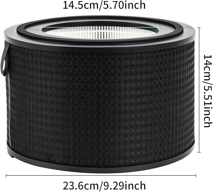 Air Filter, Compatible For Philips, Air Purifiers AC0950/10 AC0951/13 AC0820/10 AC0830 AC0650/10 AC0651/10 AC3210 AC3220 AC4220(FY0194)