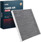KAX Cabin Air Filter with Activated Carbon, CF10360 Replacement for Chevrolet Silverado 1500, Tahoe, Silverado 2500 HD, GMC Sierra 1500, Yukon, Suburban 1500, Passenger Compartment Air Filter