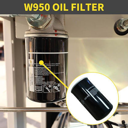 W950 Screw Air Compressor Oil Filter for 10HP Commercial Air Compressed System Maintenance Kit
