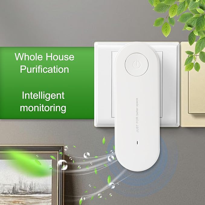 4Pcs Air Purifier,New Plug-in Negative Ion Air Purifier,Whisper Quiet, Filter-Free, for Bedrooms, Toilets, Closets, Pet Room, Office