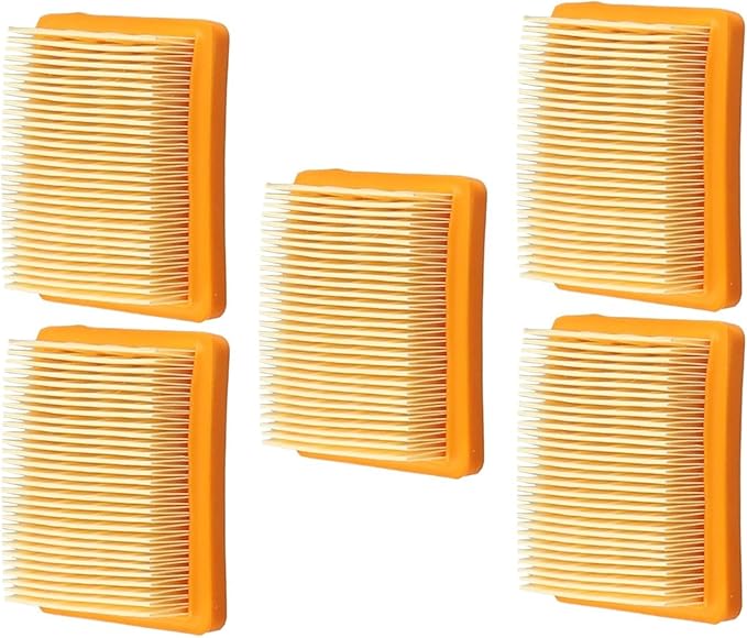 Air Filter Replacement 4180 141 0300 for KM91R/KM131/FS89/FS91/FS111/FS131/FS311 String Trimmer and Brush Cutter Models 5 Pack for Outdoor Power Equipment