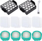 ZU102 Filter for Shark ZU100 Odor Neutralizer Cartridges for Shark ZU102 Pet Upright Vacuum Replacement Parts # 1238FT60 & 1239FT60 & 1541FC3000