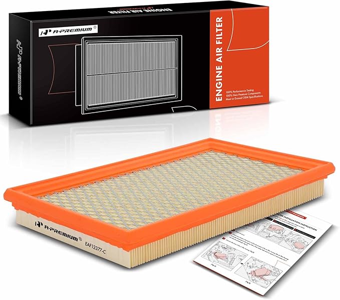 A-Premium Engine Air Filter Compatible with Infiniti, Nissan, Saab & Subaru - 350Z, Altima, Frontier, Maxima, Murano, Pathfinder, Quest, Sentra, Xterra, FX35, G20, JX35, M30, Forester, Impreza, Legacy