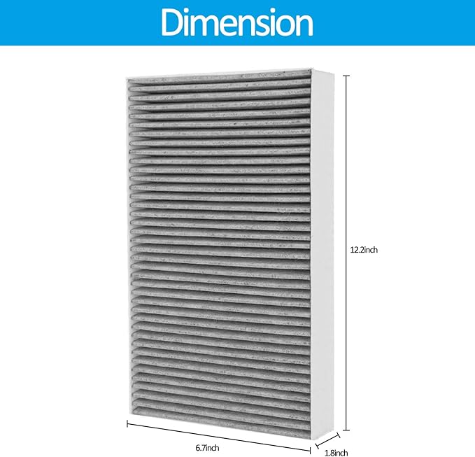 4 Packs F1 Carbon Allergen Reduction+Odor Removal, F1 HEPA Replacement Filter for Air Purifier Compatible with 3M Filtrete C01 T02 Room Air Purifier FAP-C01-F1&FAP-T02-F1