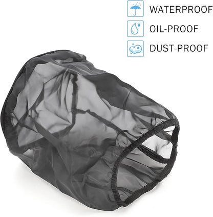 TOMALL Air Filter Wrap for Car Air Intake Filter Protective Cover Dustproof Waterproof Universal Accessories (Small)