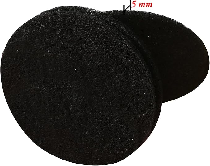 Resinta 6 Compost Bin Filters - Activated Carbon Compost Bin Replacement Filters (6.25 Inches)