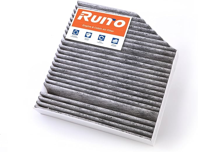 RUITO Cabin Air Filter, Fits AMG GT43 GT53 GT63 GT63S C450 C63, C300 C350E C400 C43, LS450, E300 E400 E450, CLS53 E53 GLC43 AMG, E63 AMG S, GLC300, Replacement for CF11855, WP10110
