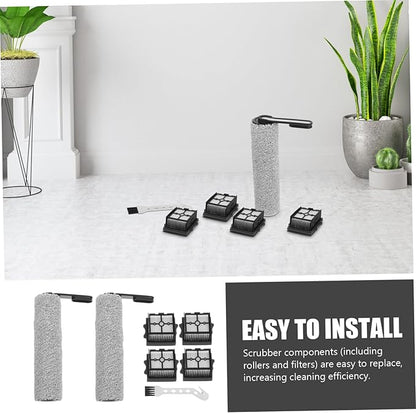 Zerodeko 1set Replacement and Filter for Floor Scrubber Dual Cleaning Power Compatible Parts for Efficient Floor Maintenance Easy to Install and Clean